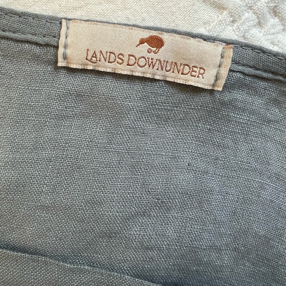 NWT! Lands Downunder linen dress made in Italy. One Size fits most. Relaxed fit - Picture 6 of 7